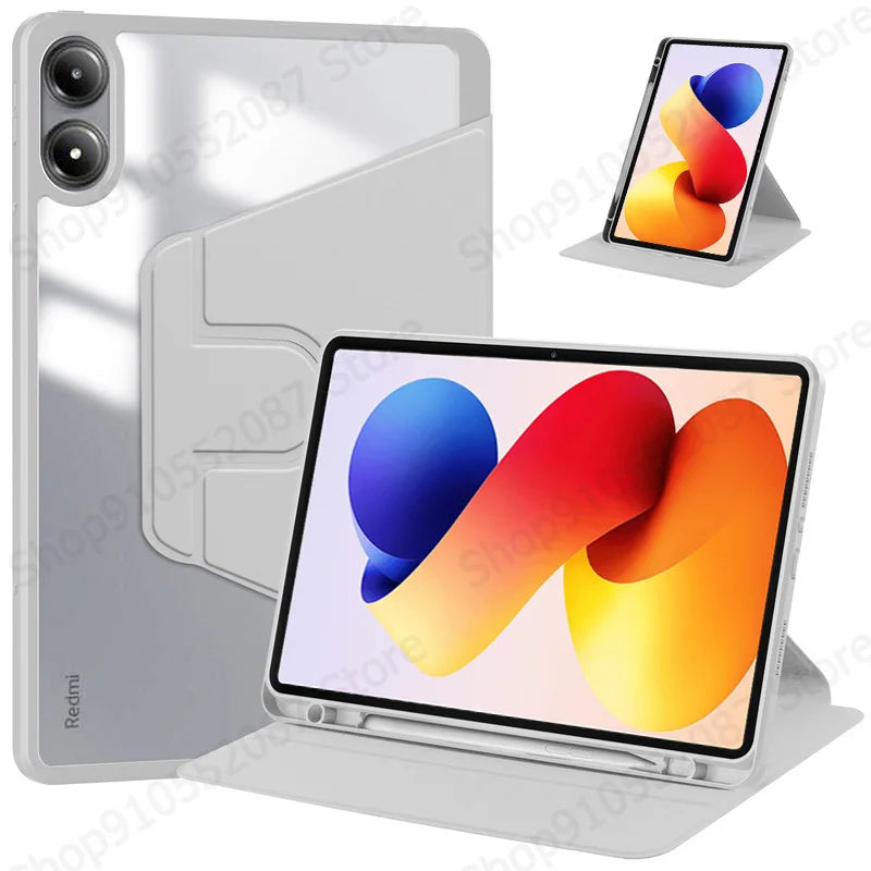 Redmi Pad 2 Pro Case 360 Rotating Stand & Pen Holder 12.1"