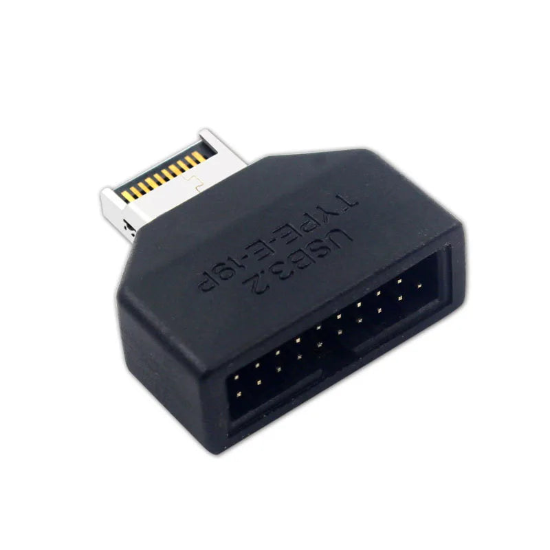 Type E to USB 19/20 Pin Adapter – Motherboard Front Panel
