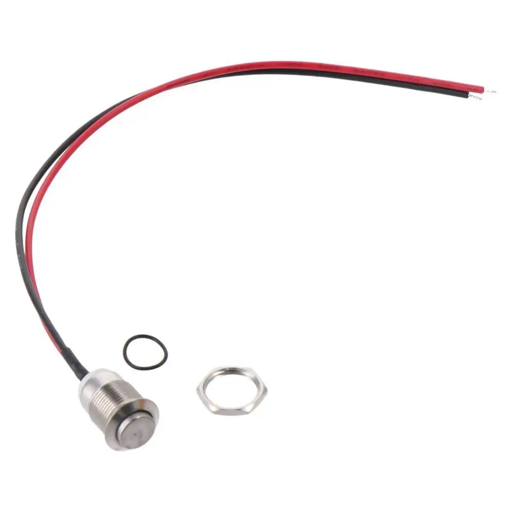 12mm Momentary Push Button Switch – IP65 Waterproof Pre-Wired