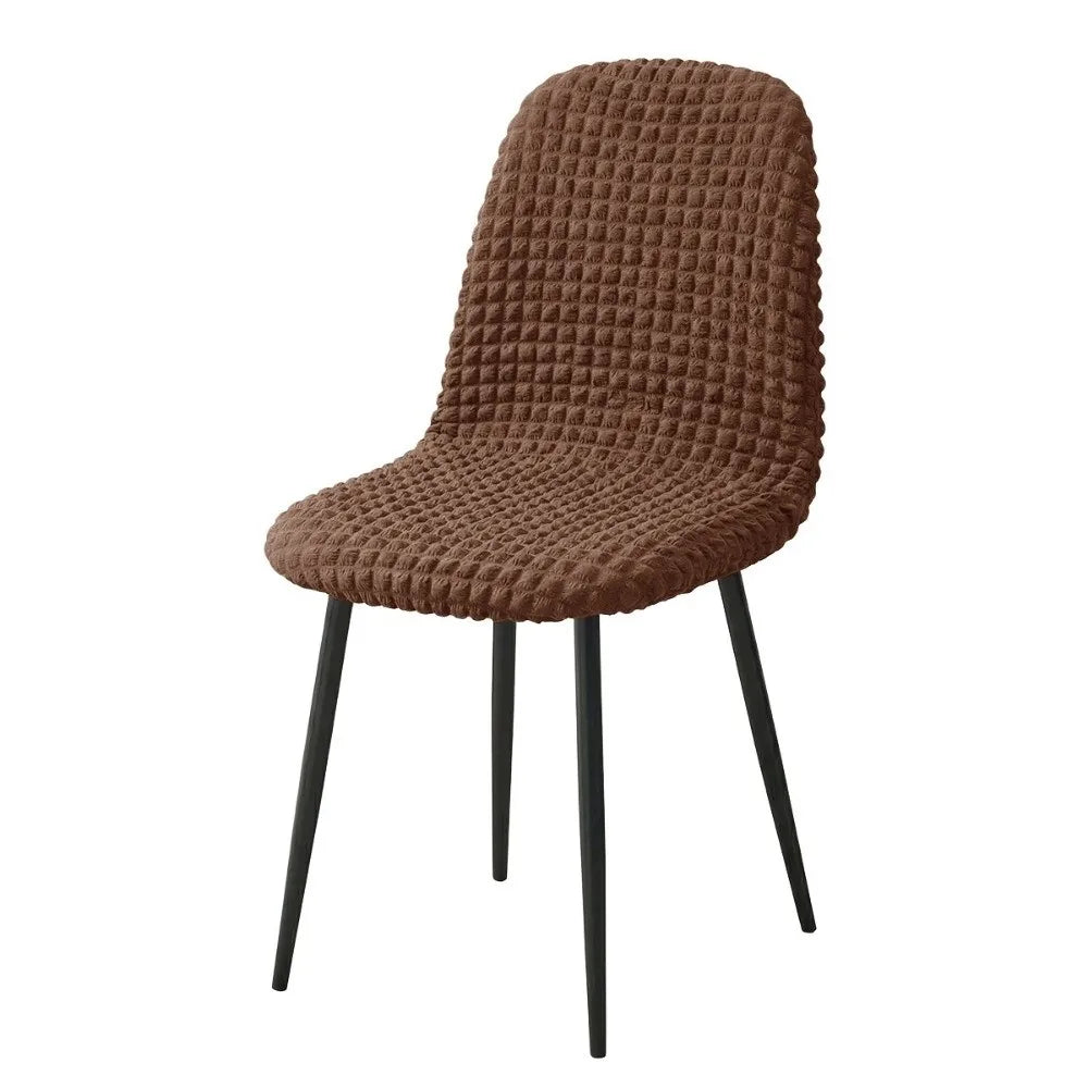 Stretchy Bubble Grid Dining Chair Cover | Universal Fit