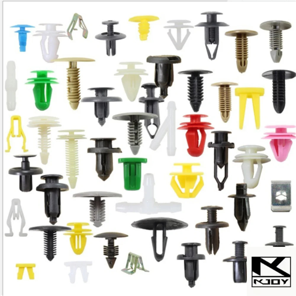 kkjoy 100PCS Plastic Bumper Trim Clips | Universal Car Fasteners