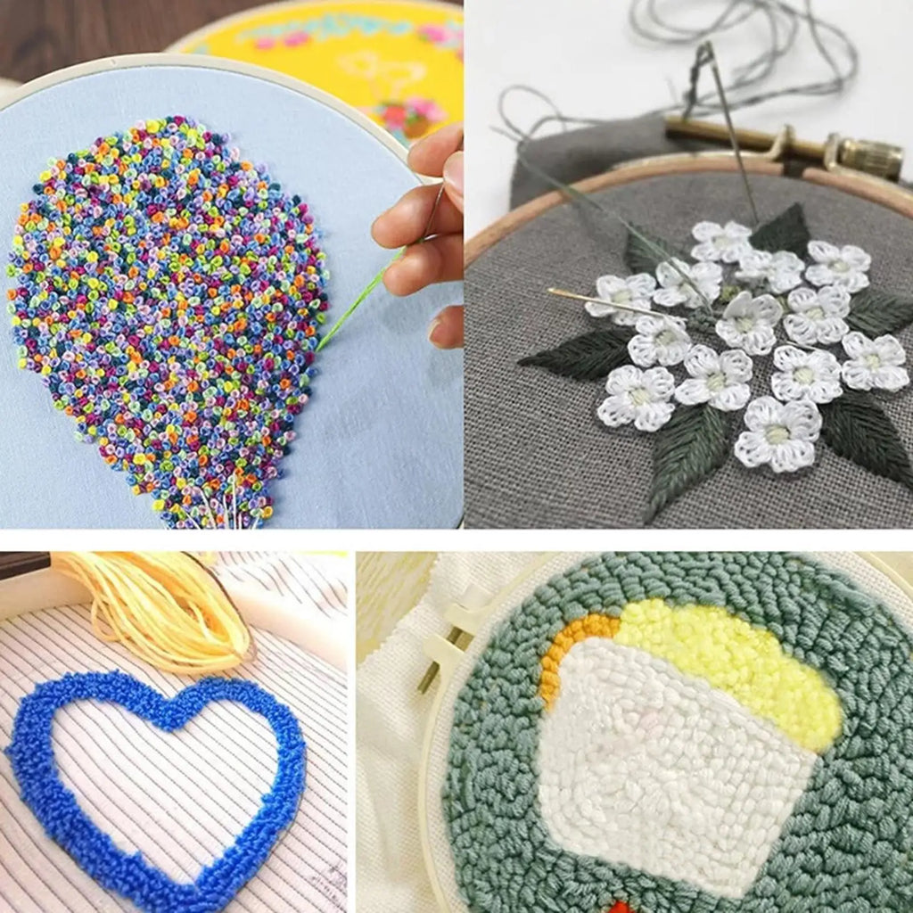Punch Needle Embroidery Set – DIY Weaving & Craft Kit