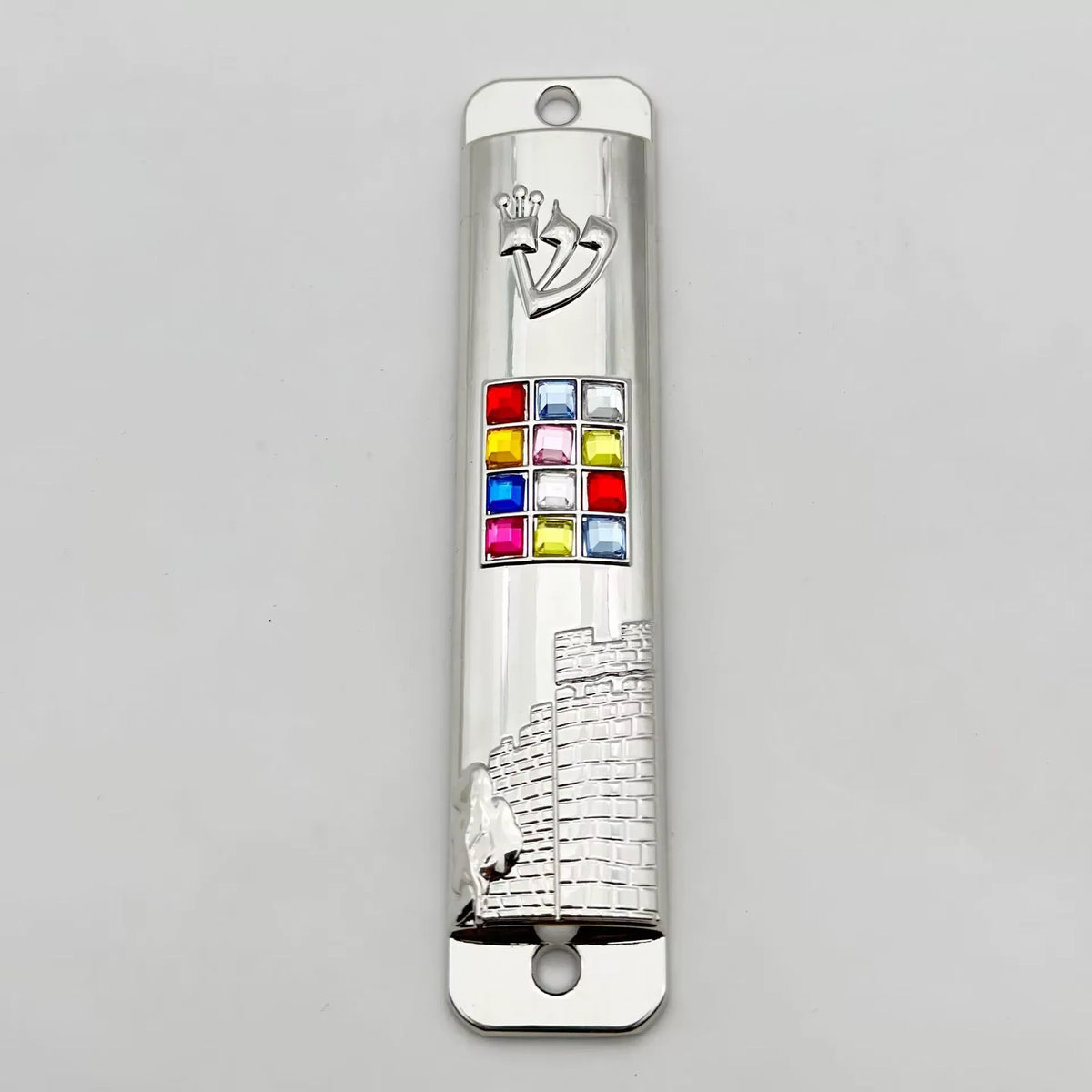 Jerusalem Mezuzah Case – Jewish Home & Hanukkah Door Decor