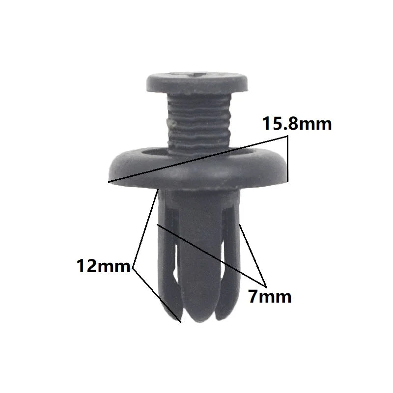kkjoy Mixed Plastic Car Bumper Trim Retainer Clips 30/60 Pcs