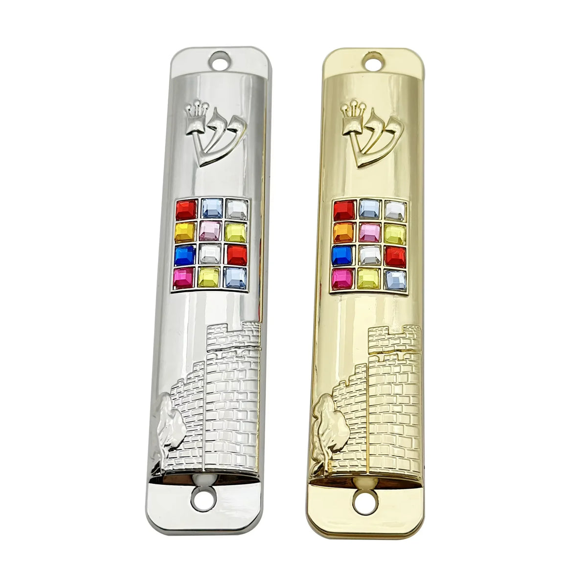 Jerusalem Mezuzah Case – Jewish Home & Hanukkah Door Decor