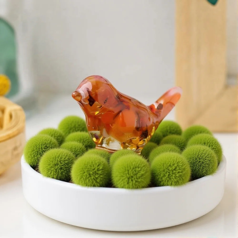 Natural Crystal Bird Statue | Reiki Feng Shui Figurine Décor