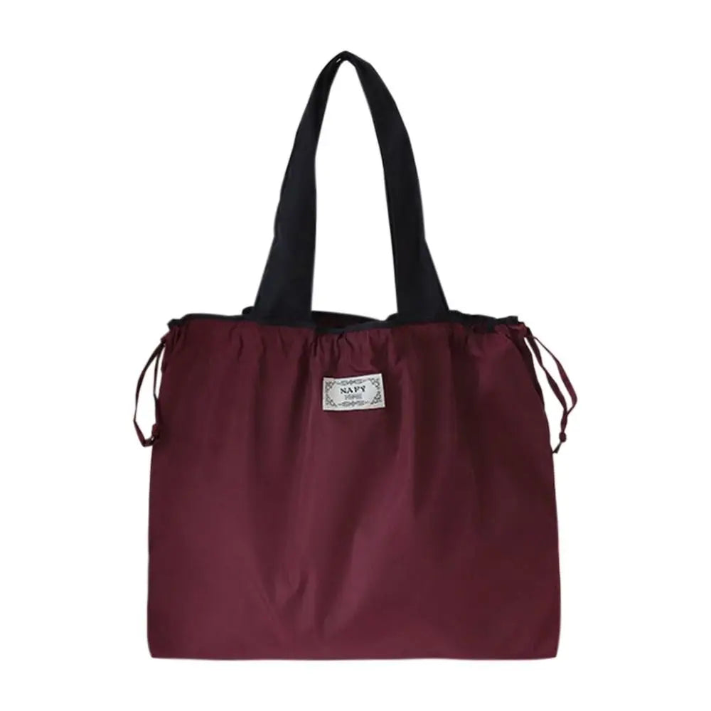 Foldable Reusable Drawstring Shopping Bag | Eco Grocery Tote