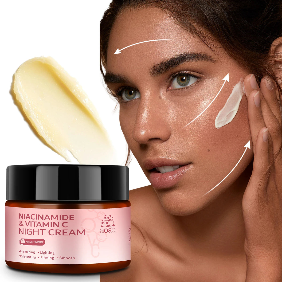 Niacinamide Vitamin C Night Cream – Hydrating & Lifting