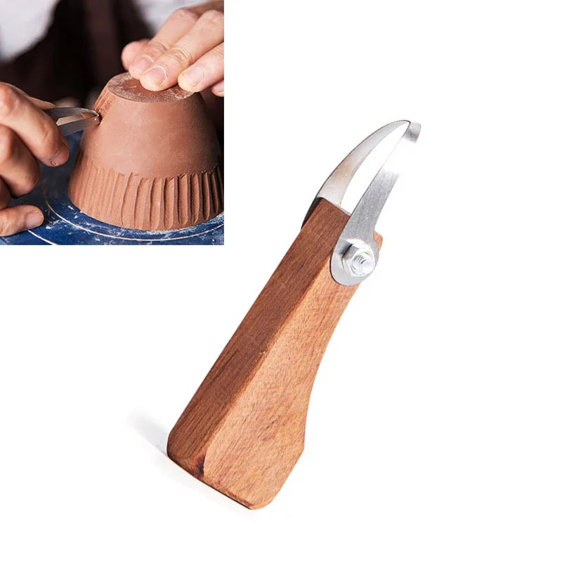 Clay Sculpture Ring Scraper & Pottery Ceramic Carving Tool