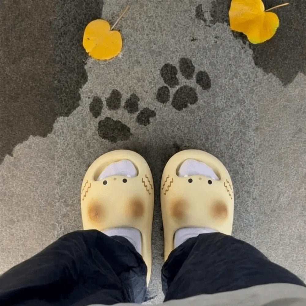 Women's Cat Paw Waterproof Anti-Slip Indoor Slippers