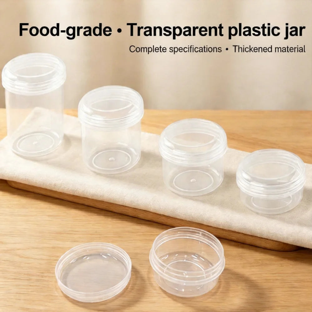 Refillable PP Sealed Jars 20–50ml | Travel Cosmetic Containers