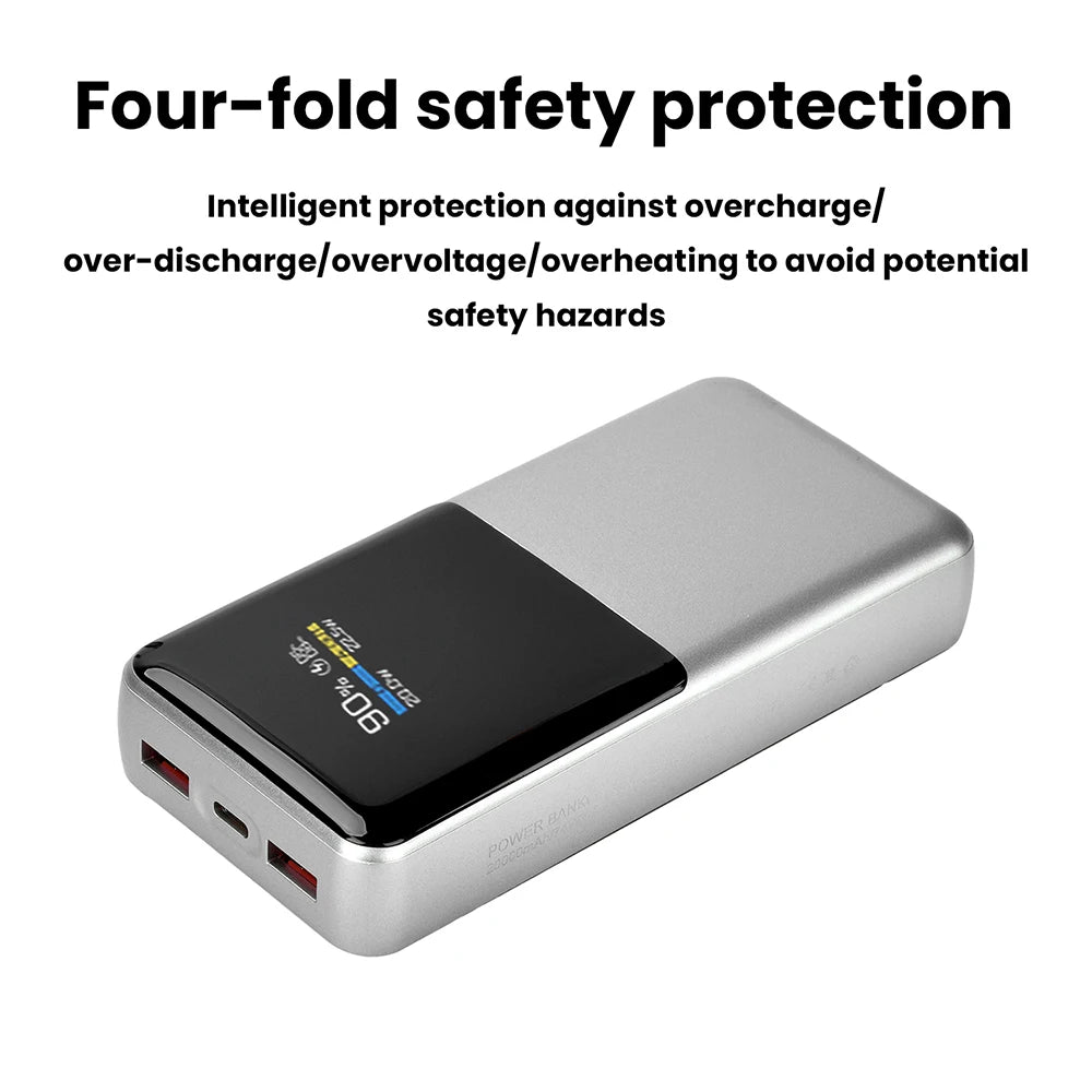 22.5W Fast-Charging Power Bank DIY Kit | TFT Screen PD QC