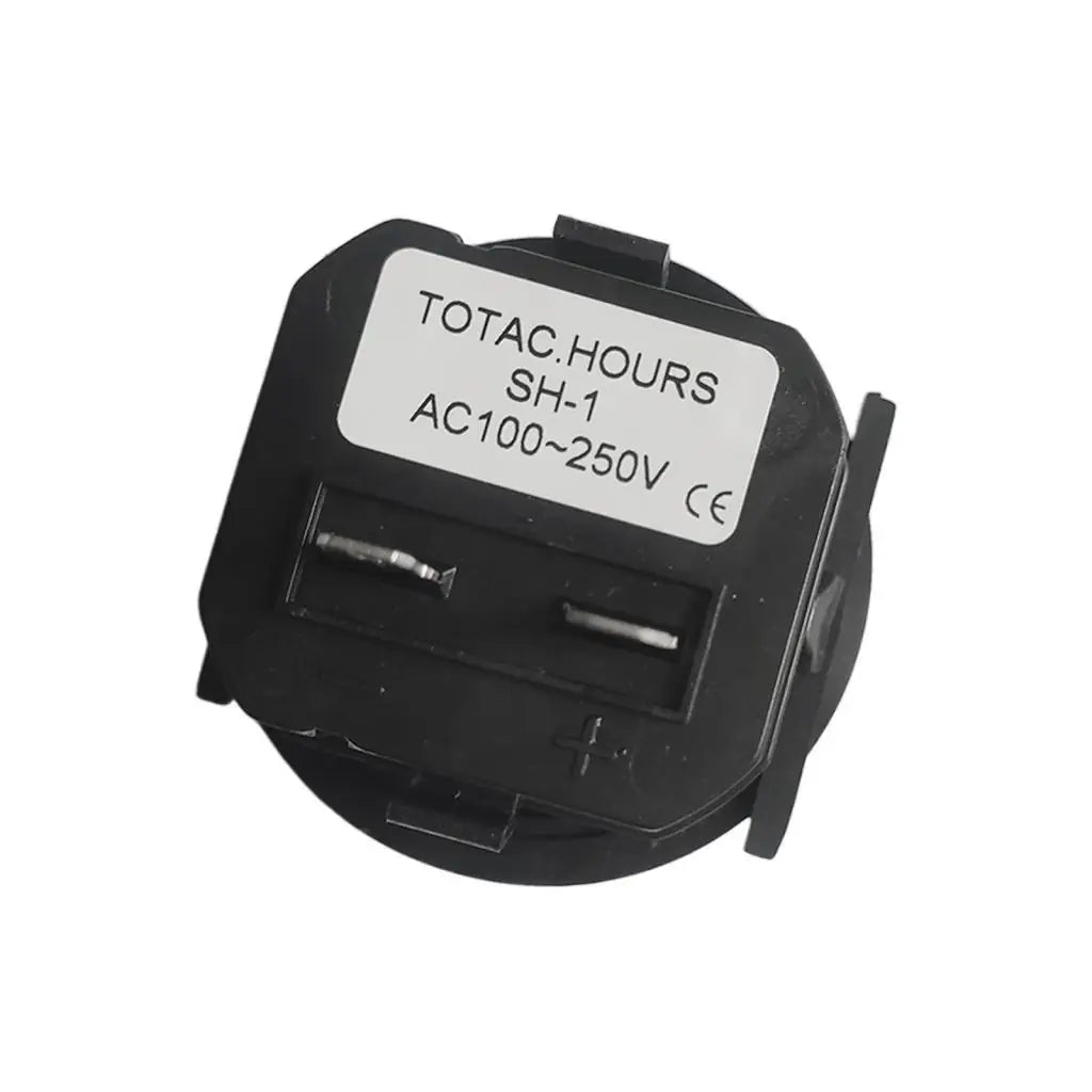 6V–80V Round Quartz Hour Meter | Industrial Panel Timer