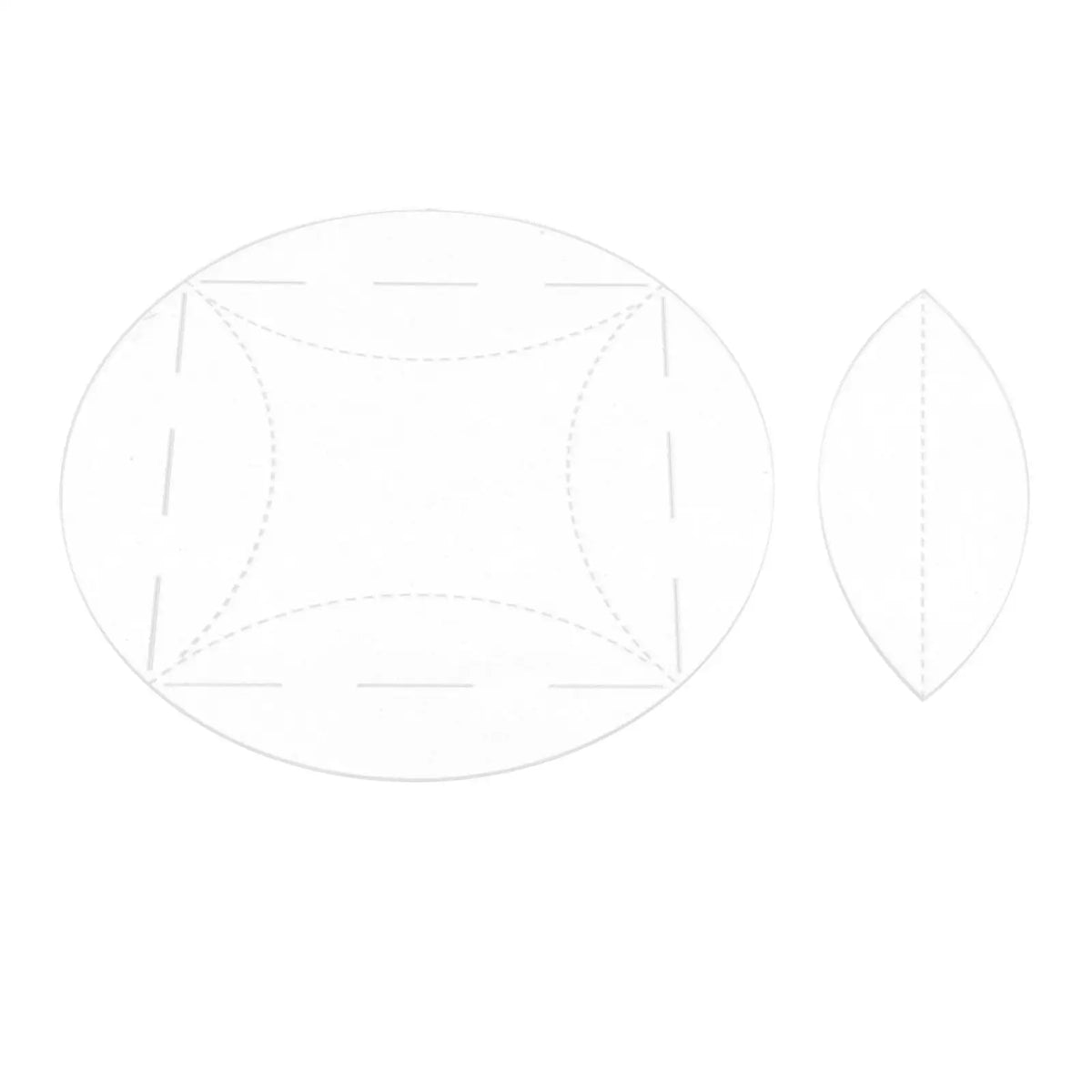 Round Acrylic Quilt Circle Template – Reusable Quilting Tool