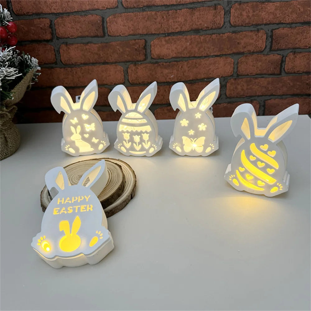 Easter Rabbit Hollow Silicone Mold – DIY Candle & Plaster