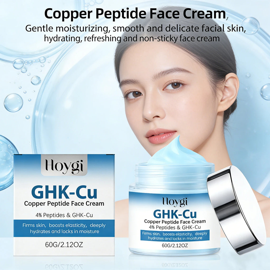 4% GHK-Cu Copper Peptide Face Cream – Firming & Hydrating