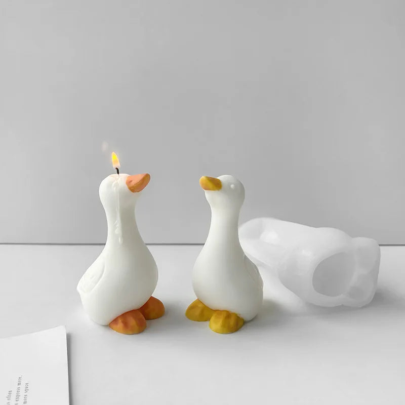 Large 3D Duck Silicone Mold – Candle, Soap & Resin Casting