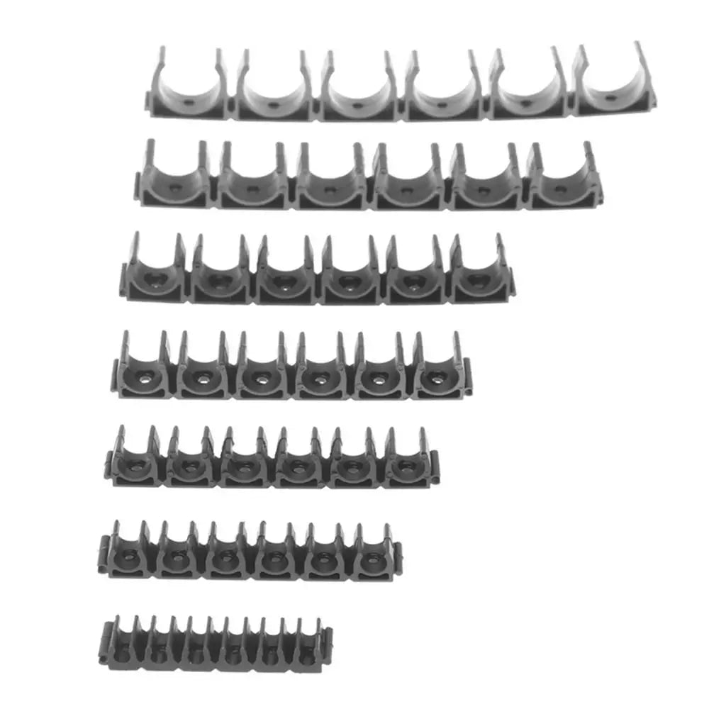 6-Way Nylon Pipe Clamp – Air Hose & Tube Holder 4–20mm