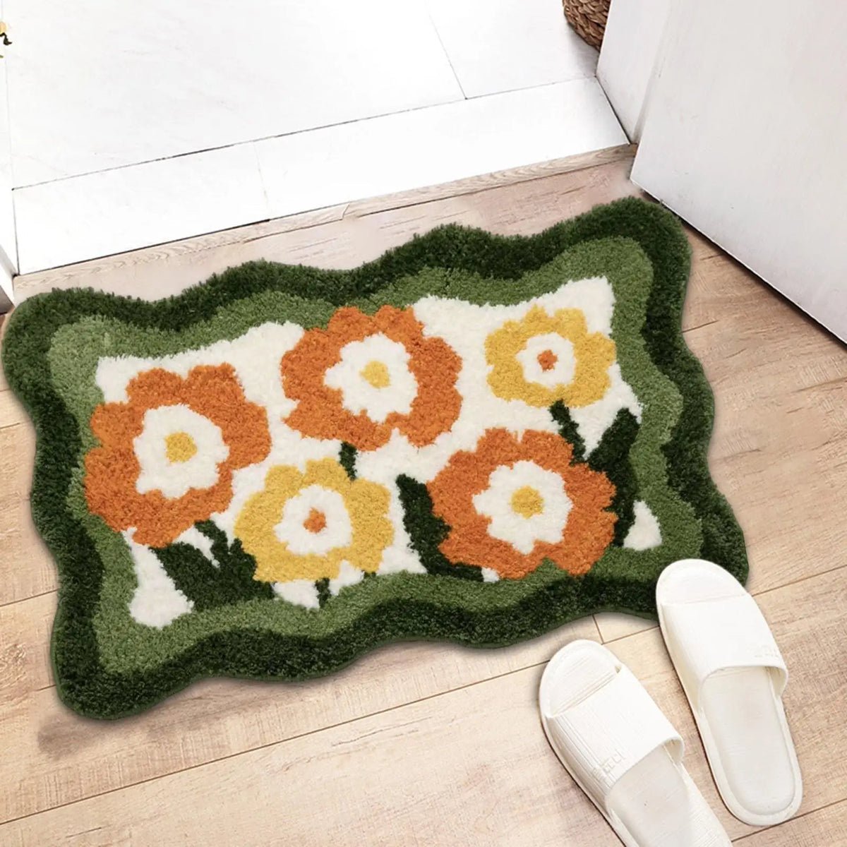 Soft Non-Slip Bathroom Rug Mat | Water-Absorbent Bath Carpet