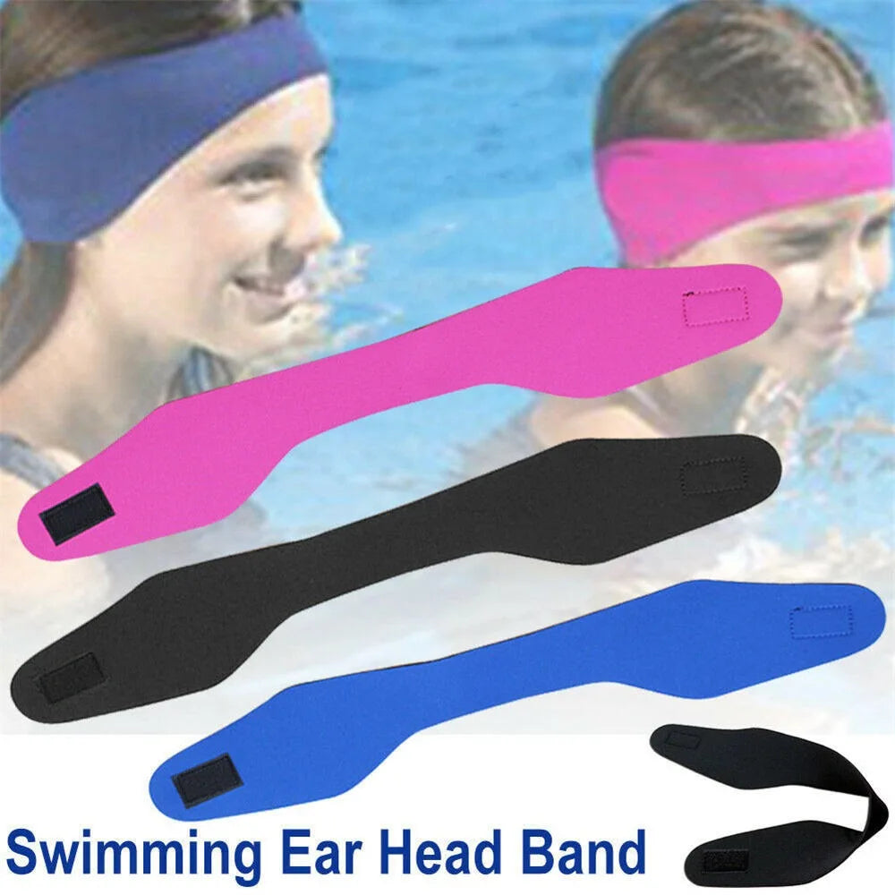 Neoprene Swimming Ear Band – Adjustable Waterproof Headband