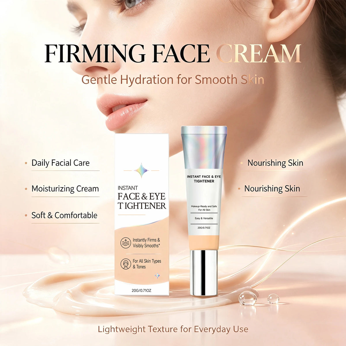 Firming Face Cream – Smoothing, Tightening & Moisturizing