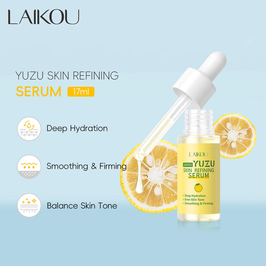 LAIKOU Yuzu Grapefruit Facial Essence 17ml | Moisturizing Serum
