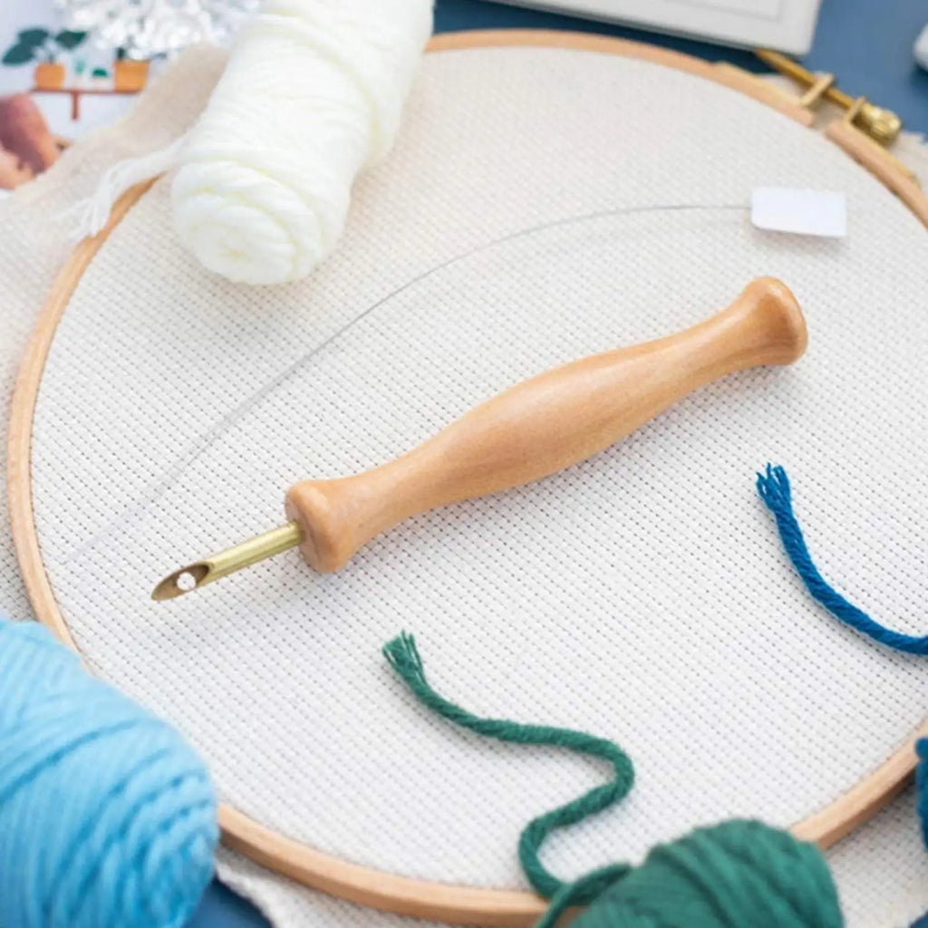 Punch Needle Embroidery Set – DIY Weaving & Craft Kit