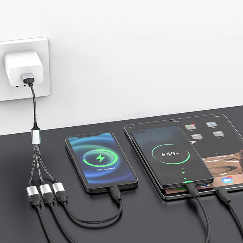 USB Hub Splitter 2/3/4 Port USB 2.0 OTG Charging Adapter