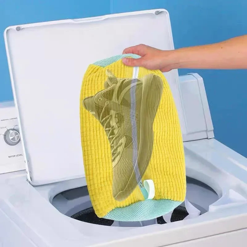 Shoe Washing Bag – Reusable Laundry Bag with Zipper