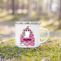 Personalized Ghost Halloween Enamel Mug for Kids | Name Cup