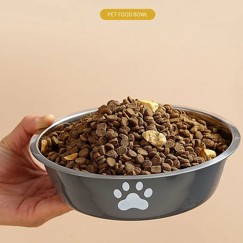 Stainless Steel Pet Bowl for Cats & Dogs | Anti-Slip Base