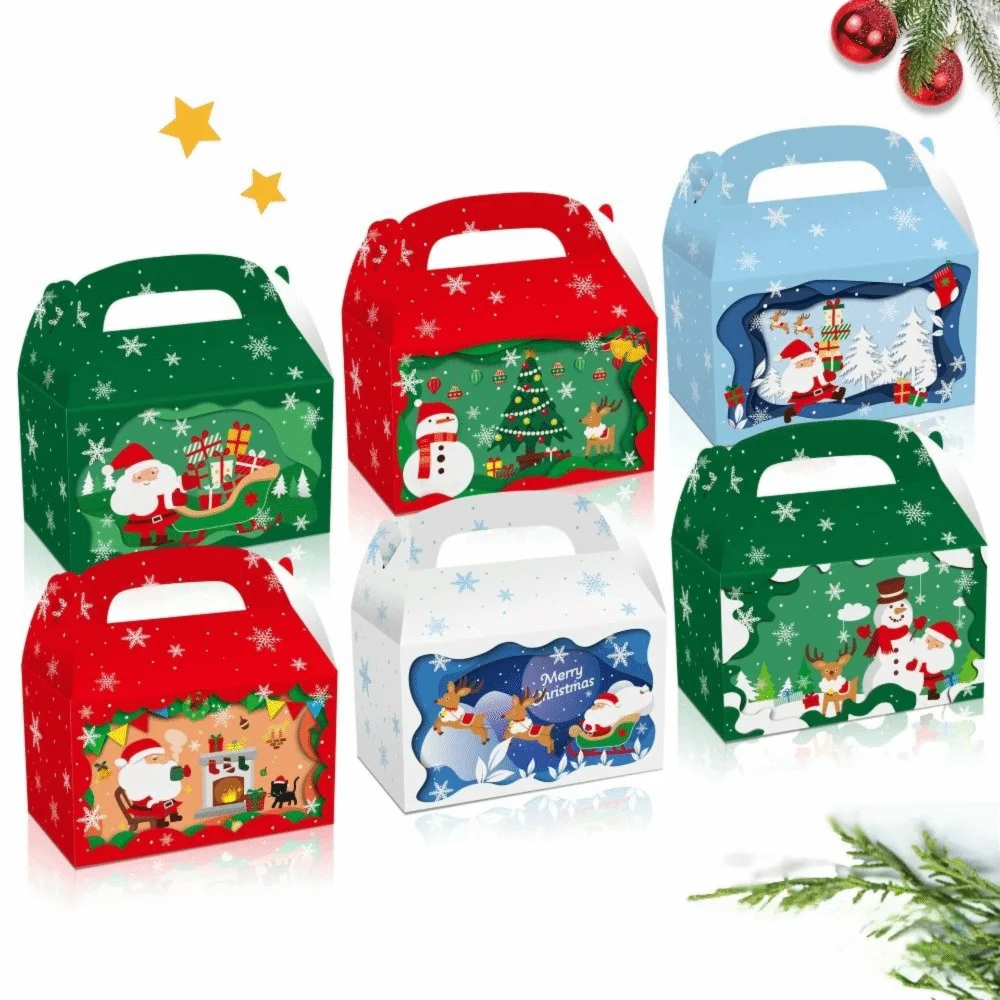 12-Pack Christmas Gift Boxes – Festive Cardboard Packaging
