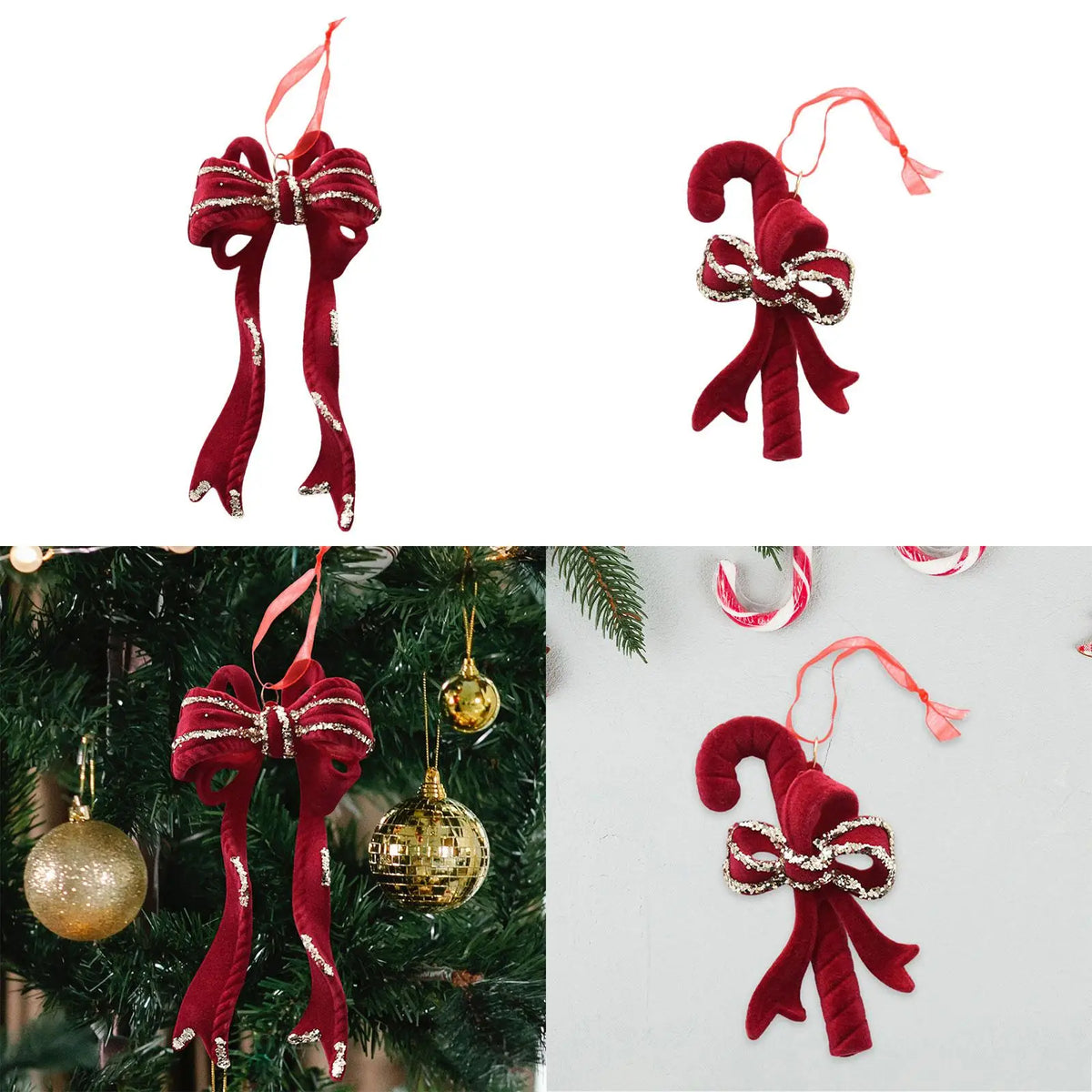 Sequin Christmas Tree Hanging Ornament | Festive ABS Decor