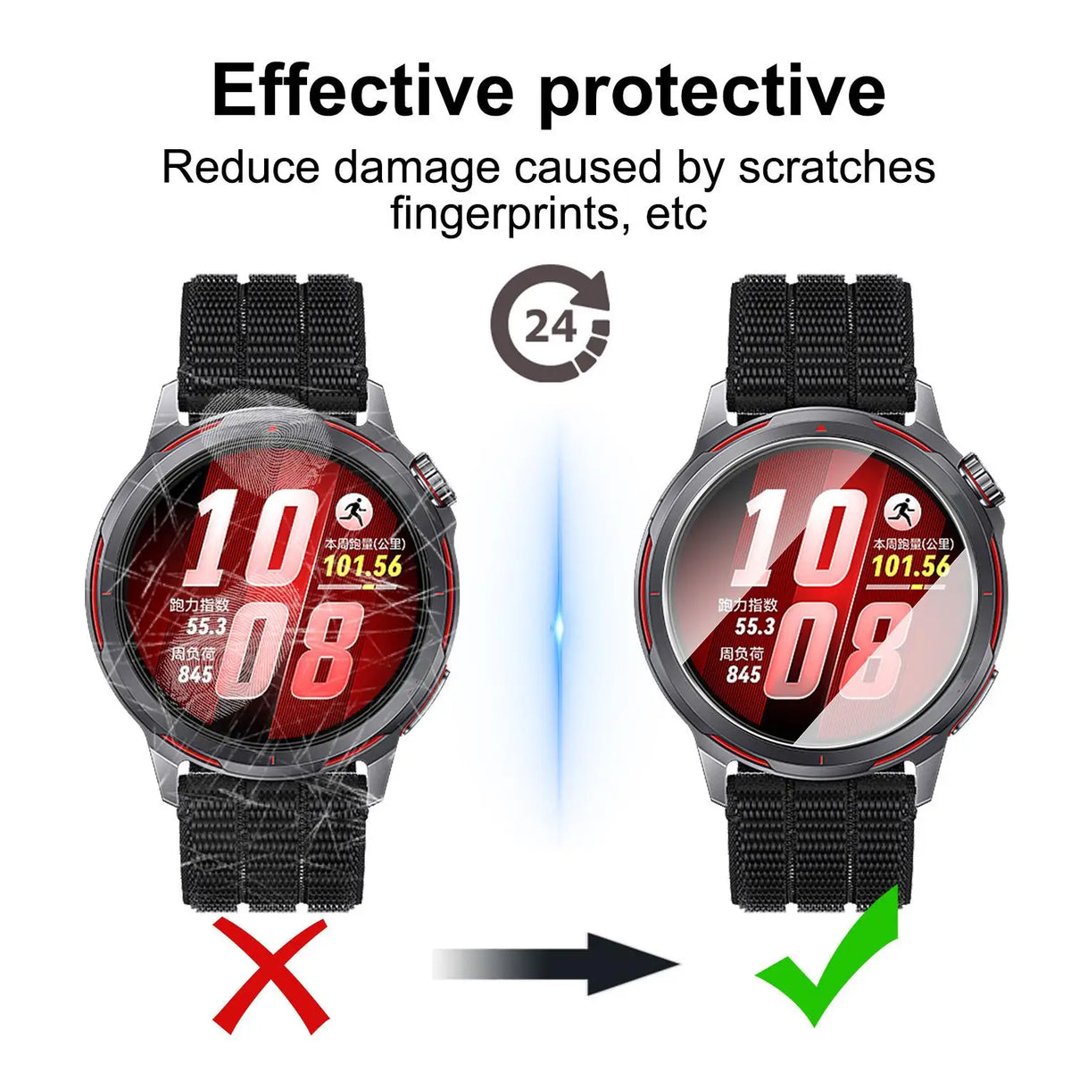 Tempered Glass Screen Protector – Huawei Watch GT Runner 2