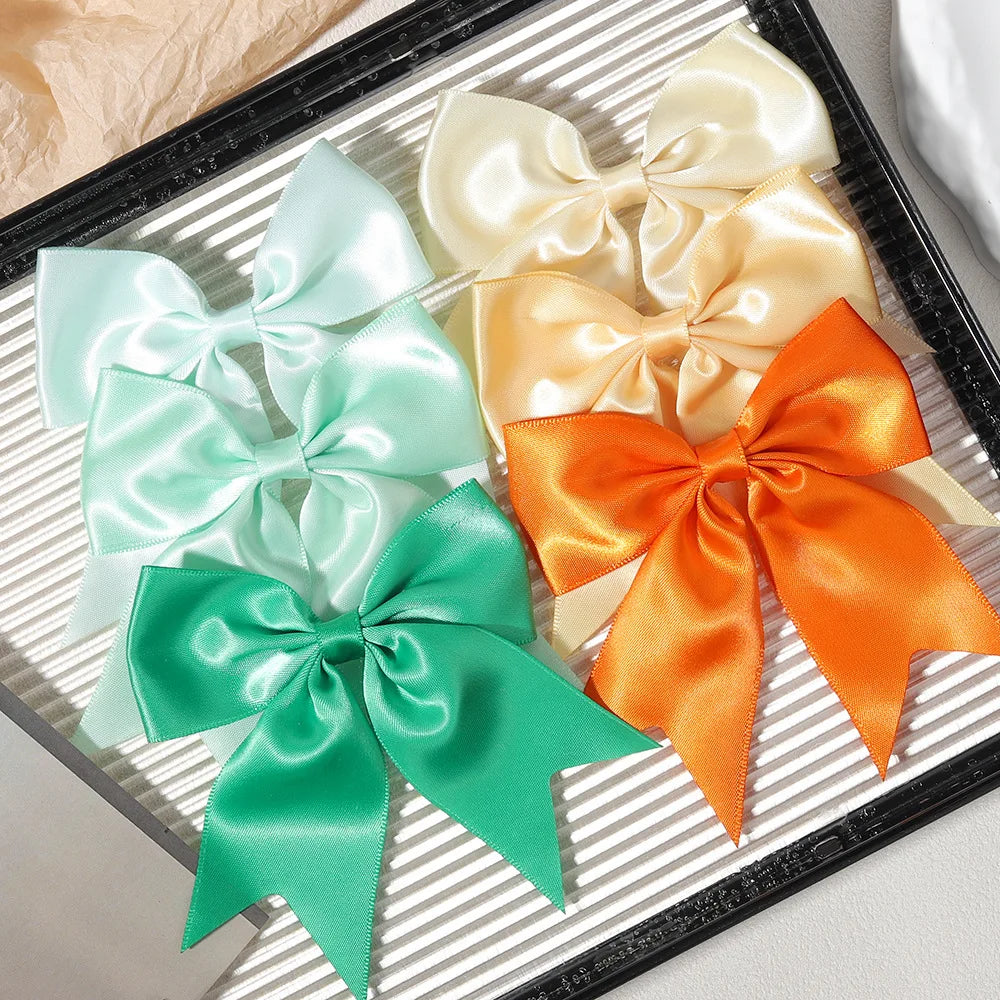 30-Pack Handmade Ribbon Bow Hair Clips for Kids & Toddlers