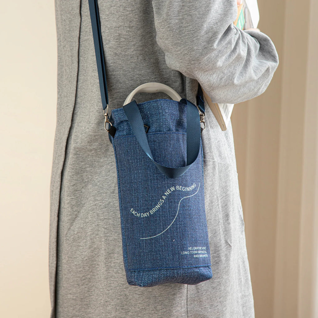 Crossbody Water Bottle Bag – Insulated Oxford Cloth Carrier