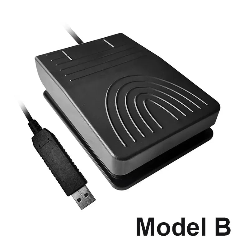 OULLX USB Foot Pedal Switch – Programmable PC Keyboard Adapter