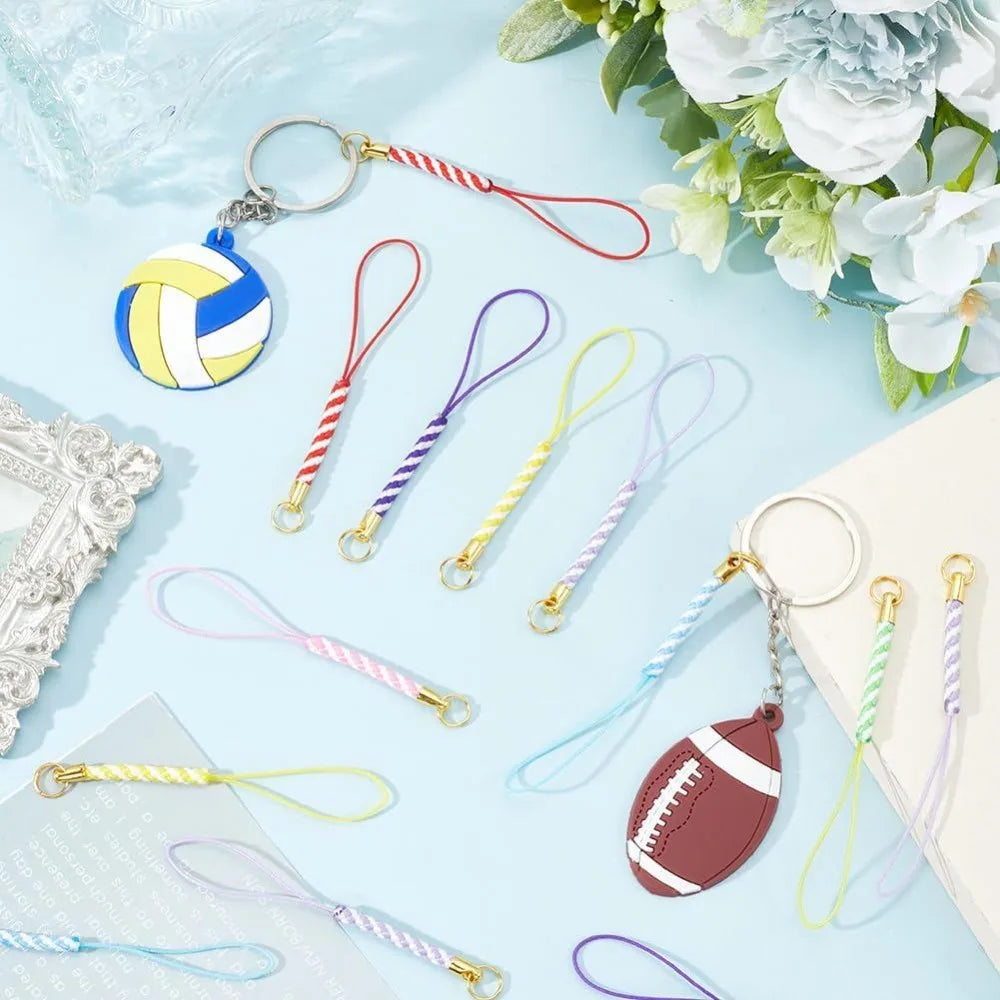 42-Pack Colorful Nylon Phone Wrist Strap Lanyards – 7 Colors
