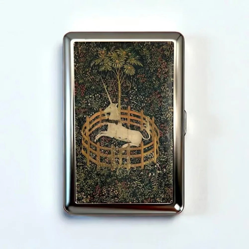Vintage Metal Snap Card Case – ID & Credit Card Holder