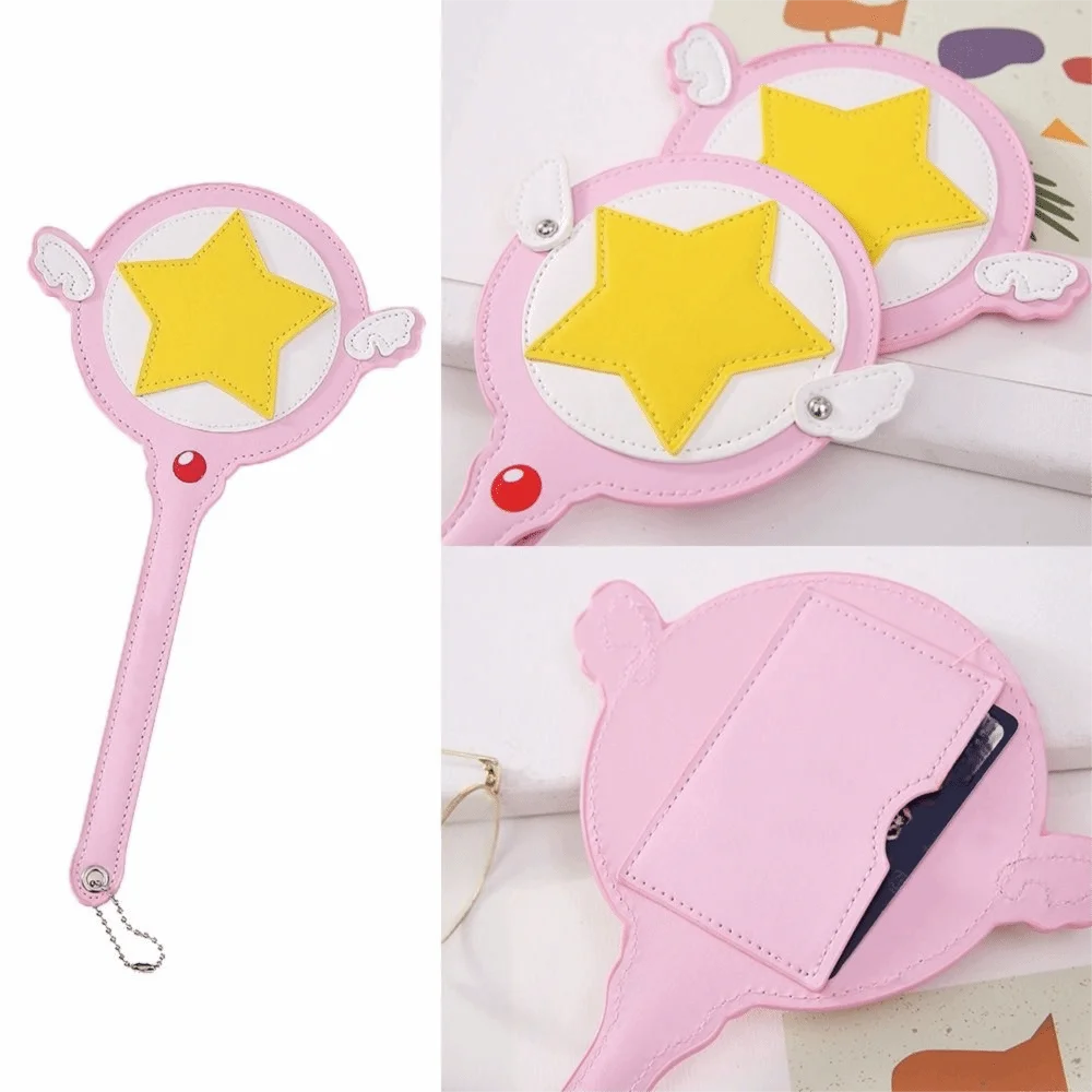 Anime Magic Wand Card Holder – Cosplay PU Leather Case