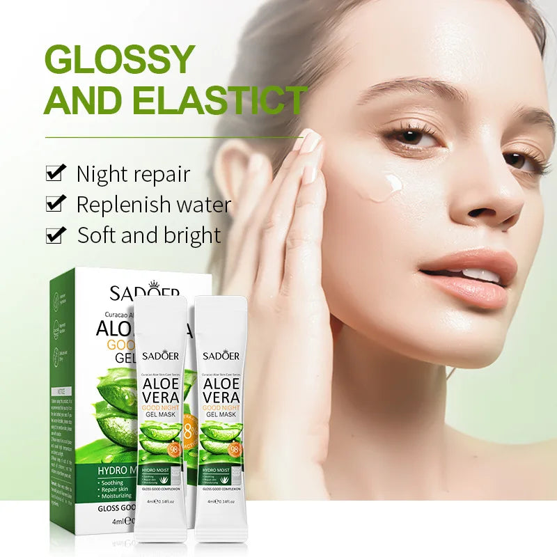 LAIKOU Aloe Vera Overnight Sleeping Mask 20pcs – Hydrating Gel
