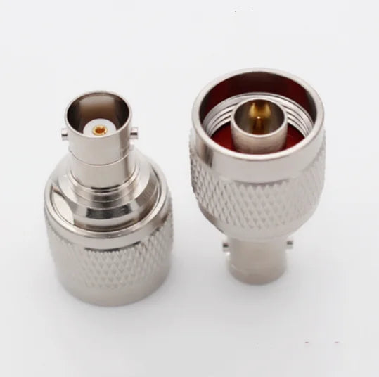 2-Pack N-Type Male to BNC Female RF Coaxial Adapter 50 Ohm