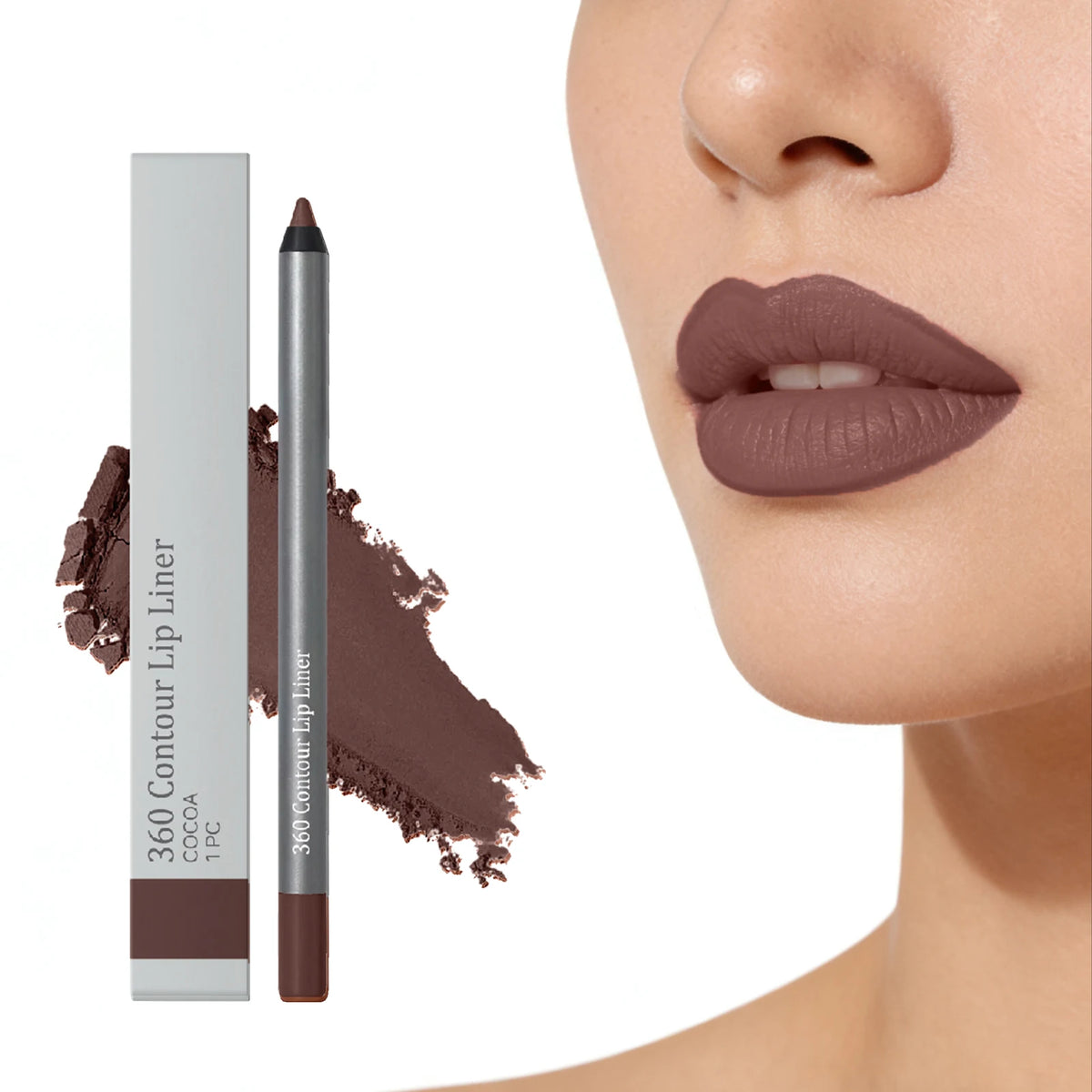 10-Color Waterproof Matte Lip Liner Pencil – Long-Lasting