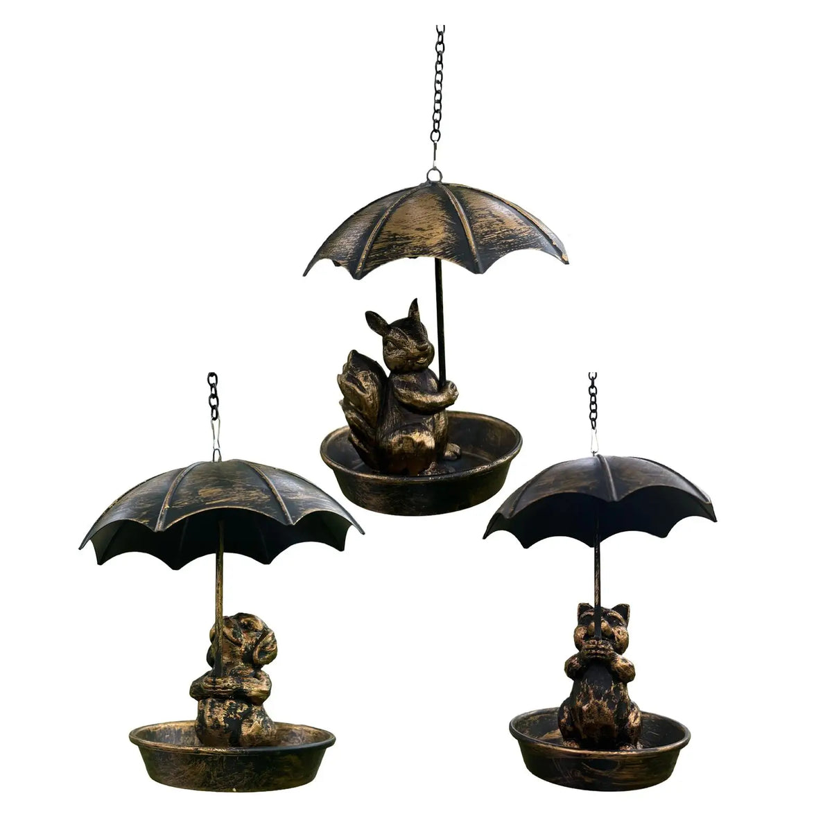 Kesoto Hanging Iron Bird Feeder – Garden Patio Decor & Gift