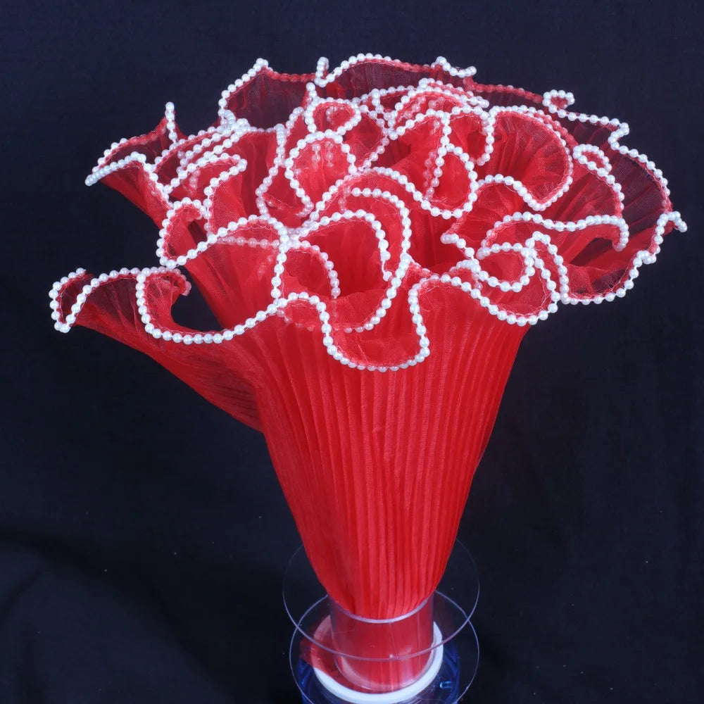 Pearl Lace Mesh Flower Wrapping Roll 28cm x 4 Yards