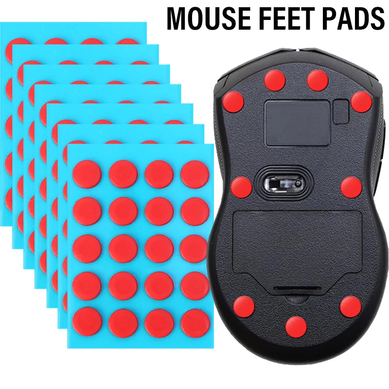 BAPPSUS 6mm 7mm Teflon Mouse Feet Skates | Anti-Slip Pads