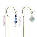 Crystal Suncatcher Plant Stakes with Gold Hooks & Prisms – 2 Pack