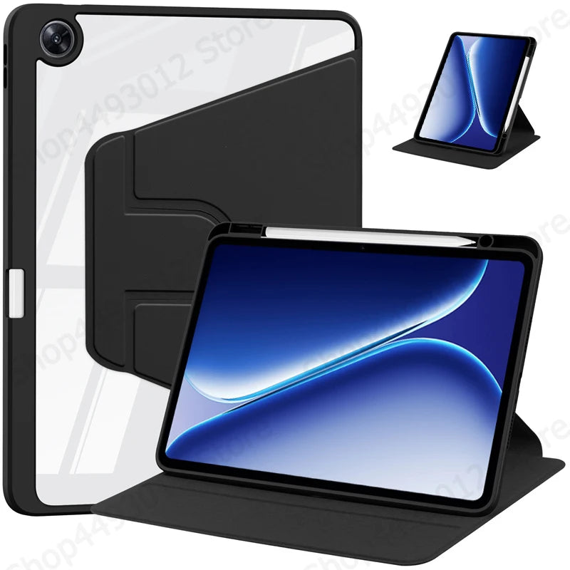 OnePlus Pad Go 2 Case 2025 – 360° Stand & Pencil Holder