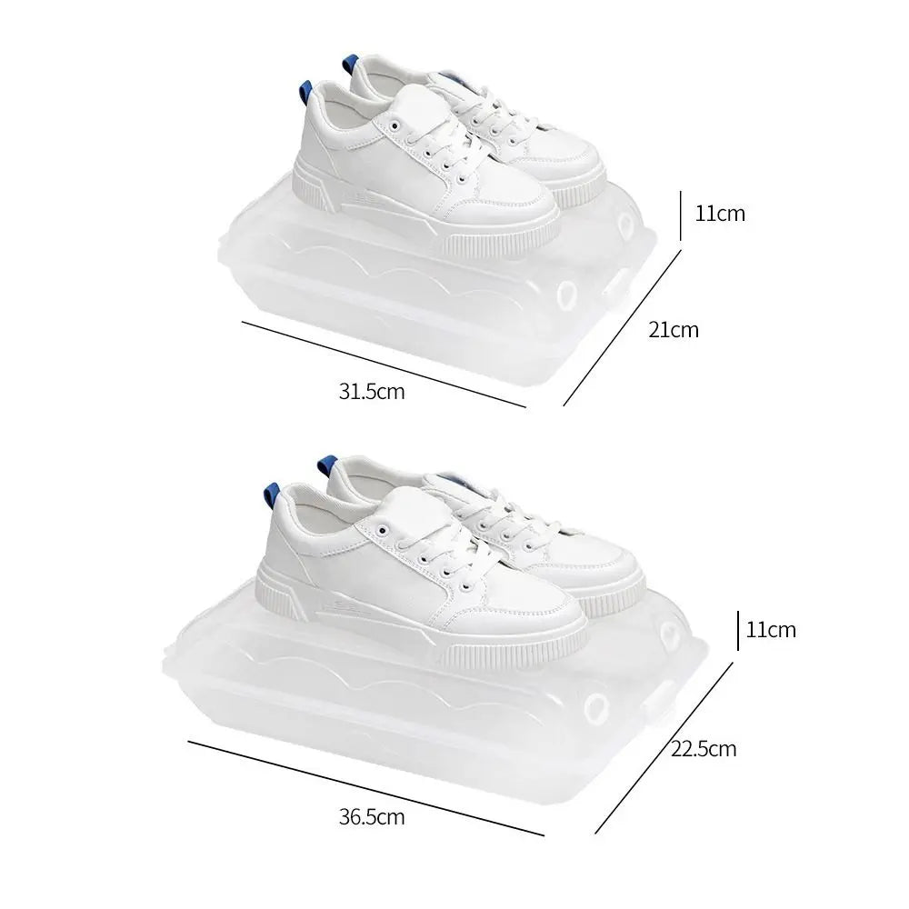 Transparent Stackable Shoe Box – Dustproof Drawer Storage