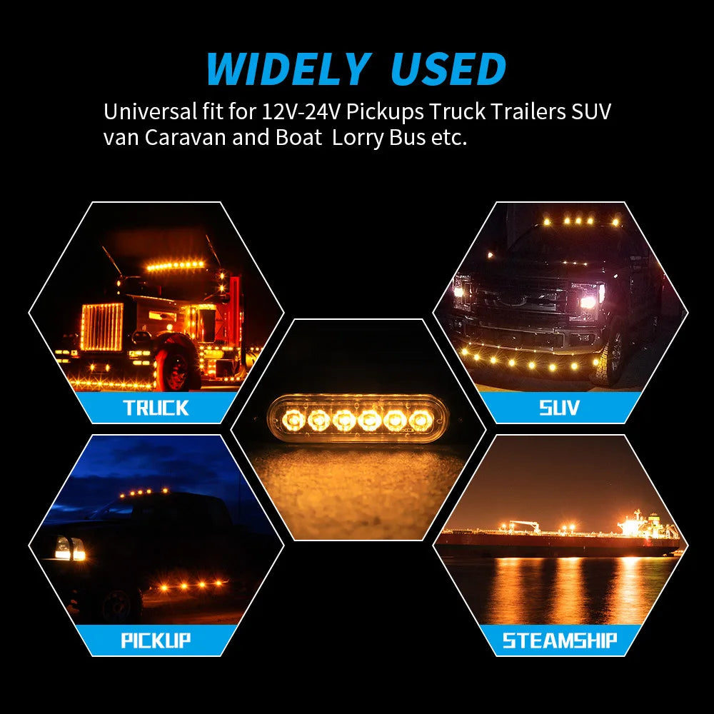 12/24V LED Strobe Beacon Light – Truck, Trailer & Motorcycle